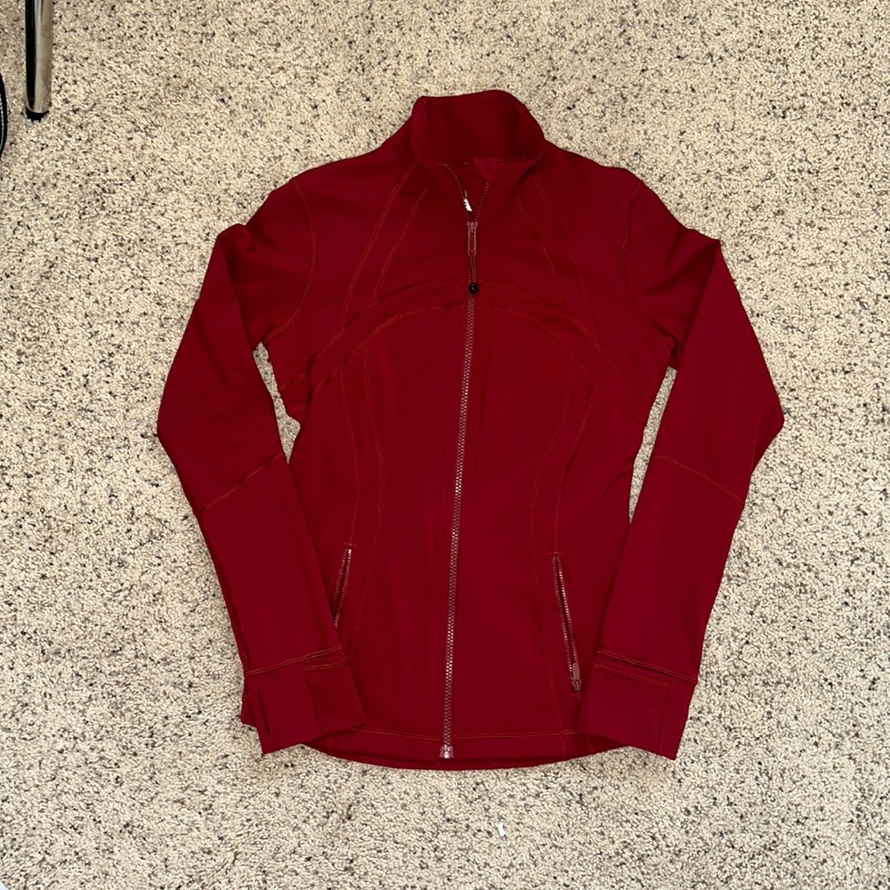 Lululemon Red Define Jacket